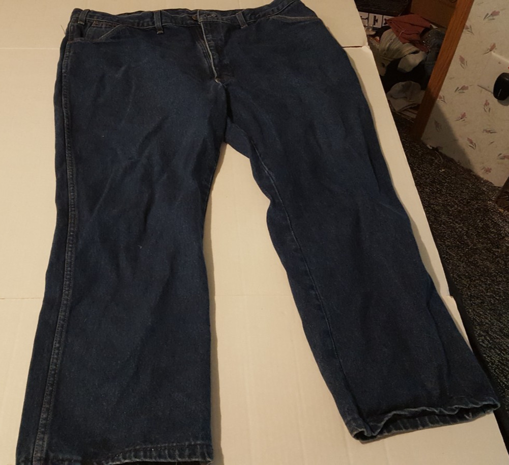 Vintage Saddle King Jeans Mens 42 x 32 Blue Dark Wash Made In The USA